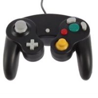 Black Controller Gamecube US box art